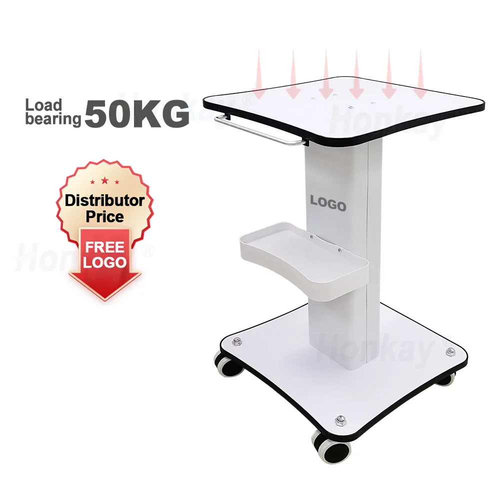 Oem Factory Office Building Glam Hairdressing Wooden Salon Trolley