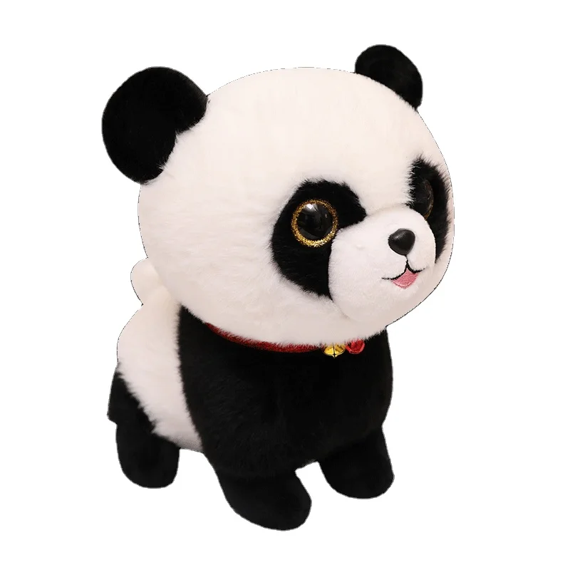 Yangzhou new sunrise wholesale super cute big-eyes plush panda golden retriever corgi foxhound cat pink rabbit animal union toy