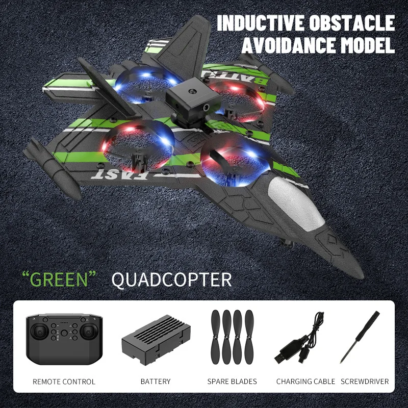 2023 Dowellin 2.4G RC Airplanes Toy Airplane Remote Control Drone with Camera 4K for Kids