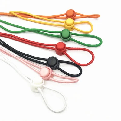 
 Wholesale Customized Colors Round Spring Plastic Drawstring Cord Lock Stopper For Women Clothing Hats Bags  
