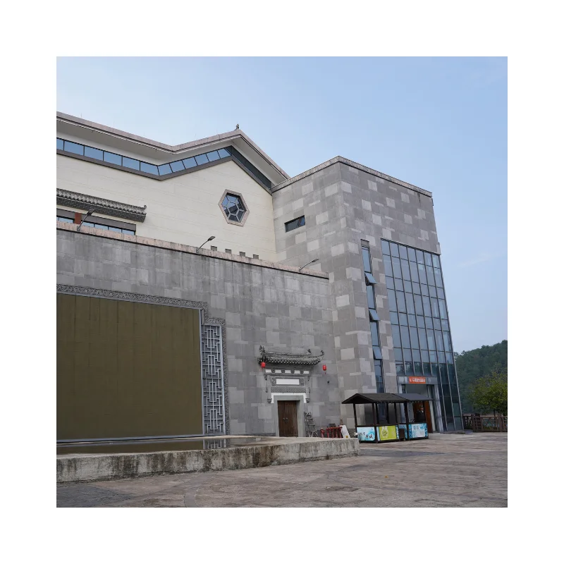 Justone Hotel Flexible Stone wall Cladding Panels durable slate wall panels with natural finish
