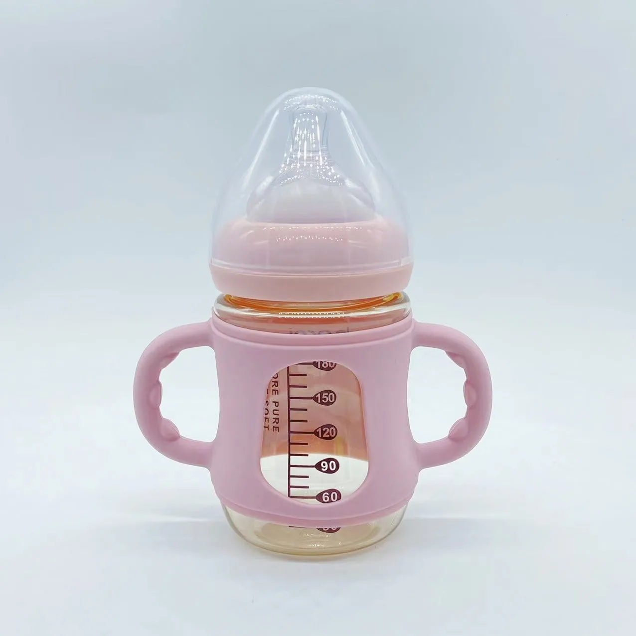 OEM Food Grade  Baby silicone bottle handle Feeding Bottle Handles for Pigeon