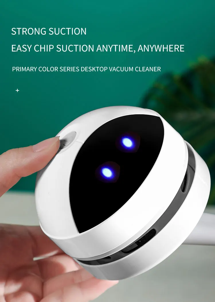 USB charging Mini vacuum cleaner Desktop vacuum cleaner with cleaning brush Home office keyboard vacuum cleaner