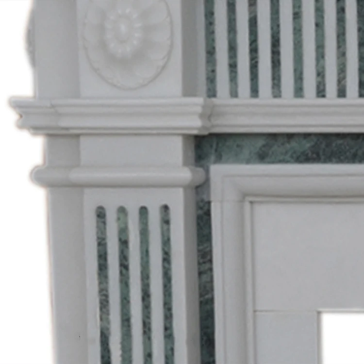 European line simple stone carving  Mantelpiece 27.5 frame fireplace frame