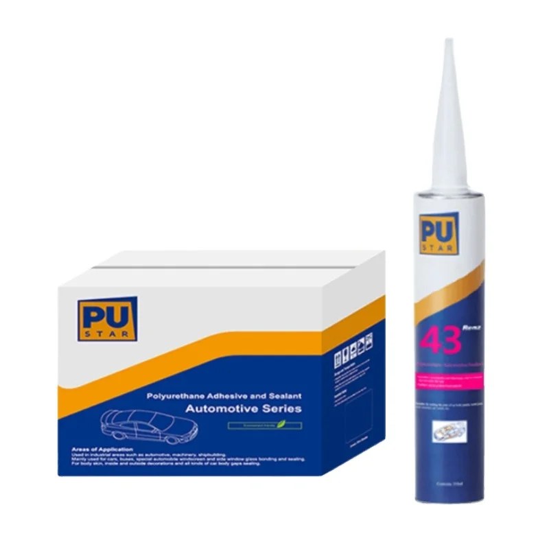 Pustar Renz43 310ML PU Adhesive Sealant for Automotive Glass Body Bonding Sealing Windshield Glass Polyurethane