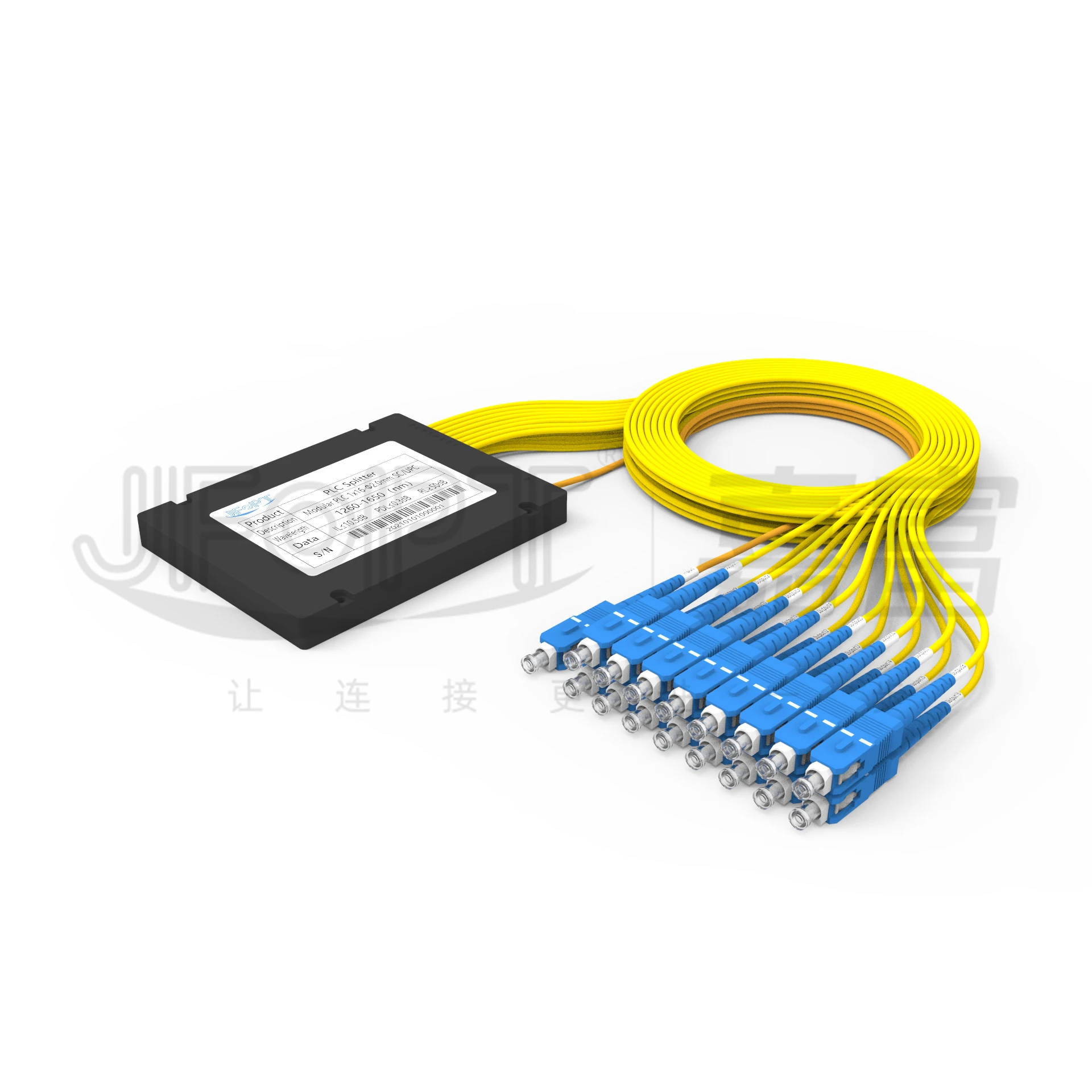  Оптовая продажа с завода высококачественный оптический сплиттер 1x16 PLC ABS Тип 2 0/3 0 мм диаметр волоконно-оптический низким уровнем