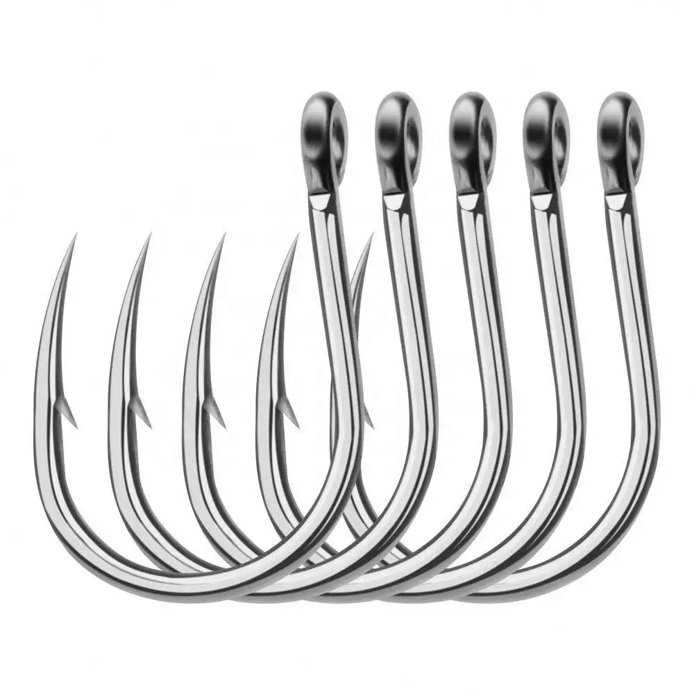 Jigging Hook Fishing Hooks Stainless Steel Fish Hooks1/0#-13/0# Fishhook Saltwater Jig Assist Hook