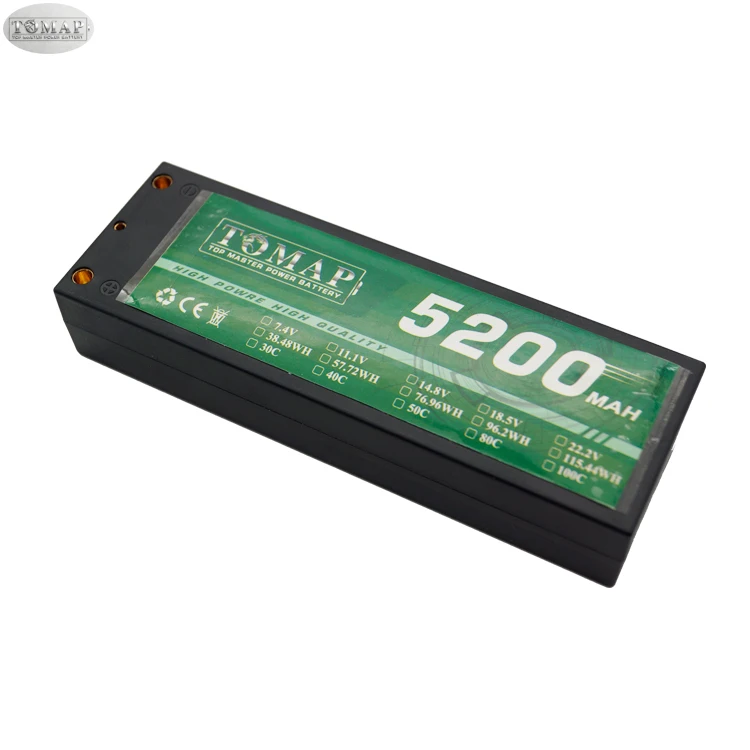 жесткий чехол 5200 мАч Bateria Цена со скидкой аккумуляторные батареи 3S 11,1 В 4S Lipo 14,8 в 2S 7,4 в Rc автомобиль батареи п