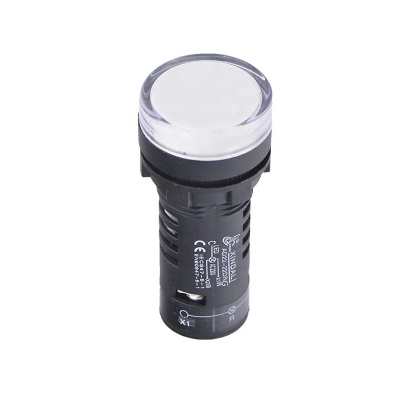 AD22-22DRG 220v Panel Mount Signal Power Led Indicator Light Pilot Lamp double color waterproof