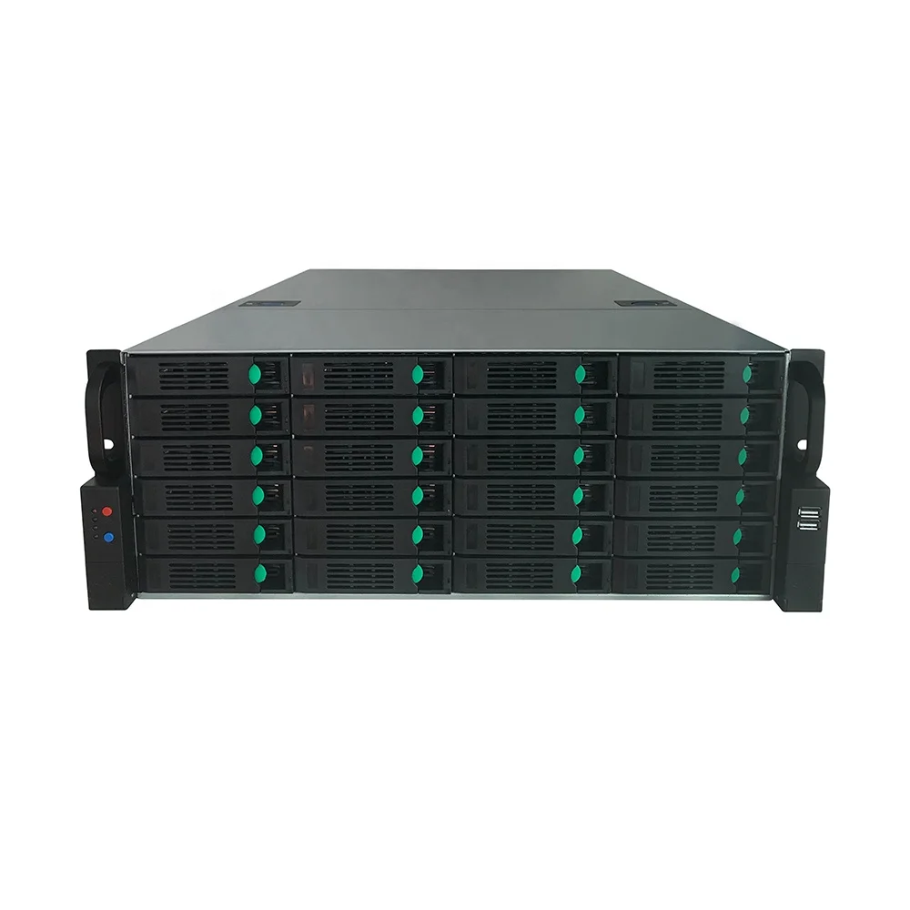 128CH 4U 24 HDD H.265+ video compression 2MP/3MP/5MP/8MP 4K digital intelligent NVR for HD network camera