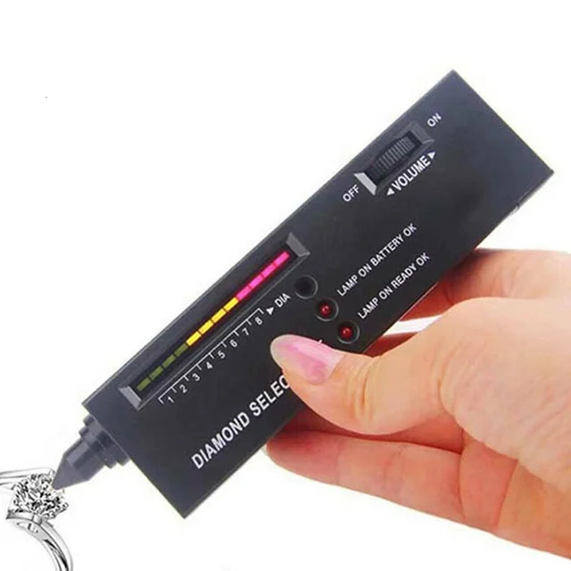 Hardness test with drill pen / diamond thermal conductivity discriminator