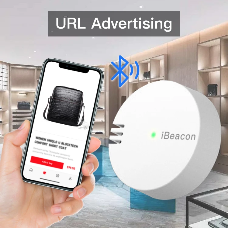 Beacon Marketing Retail Solution Bluetooth Programable ibeacon Button 06C