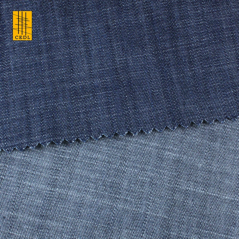 Customize Design Beautiful Pyjamas Blouse or Shirts Dress FSC Lyocell Indigo Denim Fabric