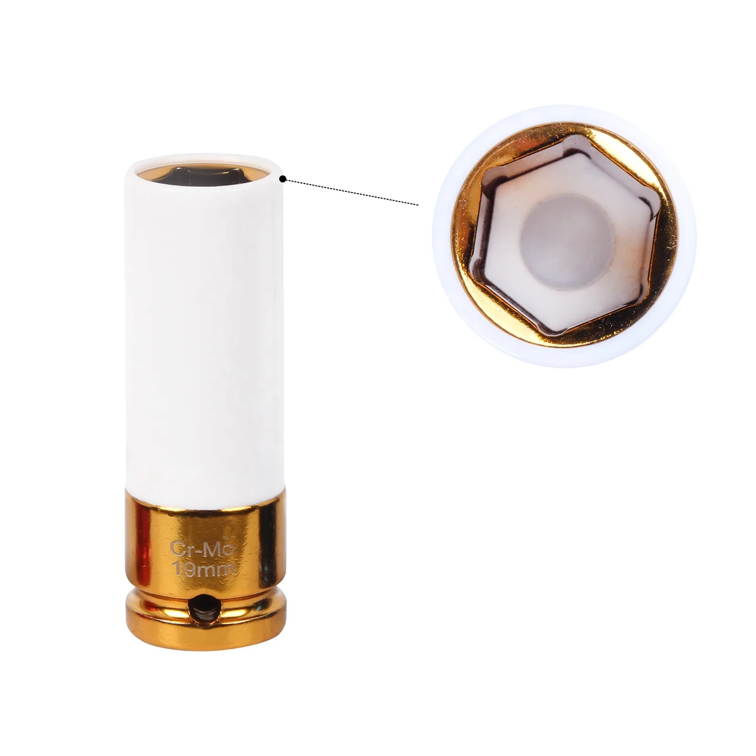 VIKTEC 1/2 Drive 19mm Alloy Wheel Deep Impact Socket