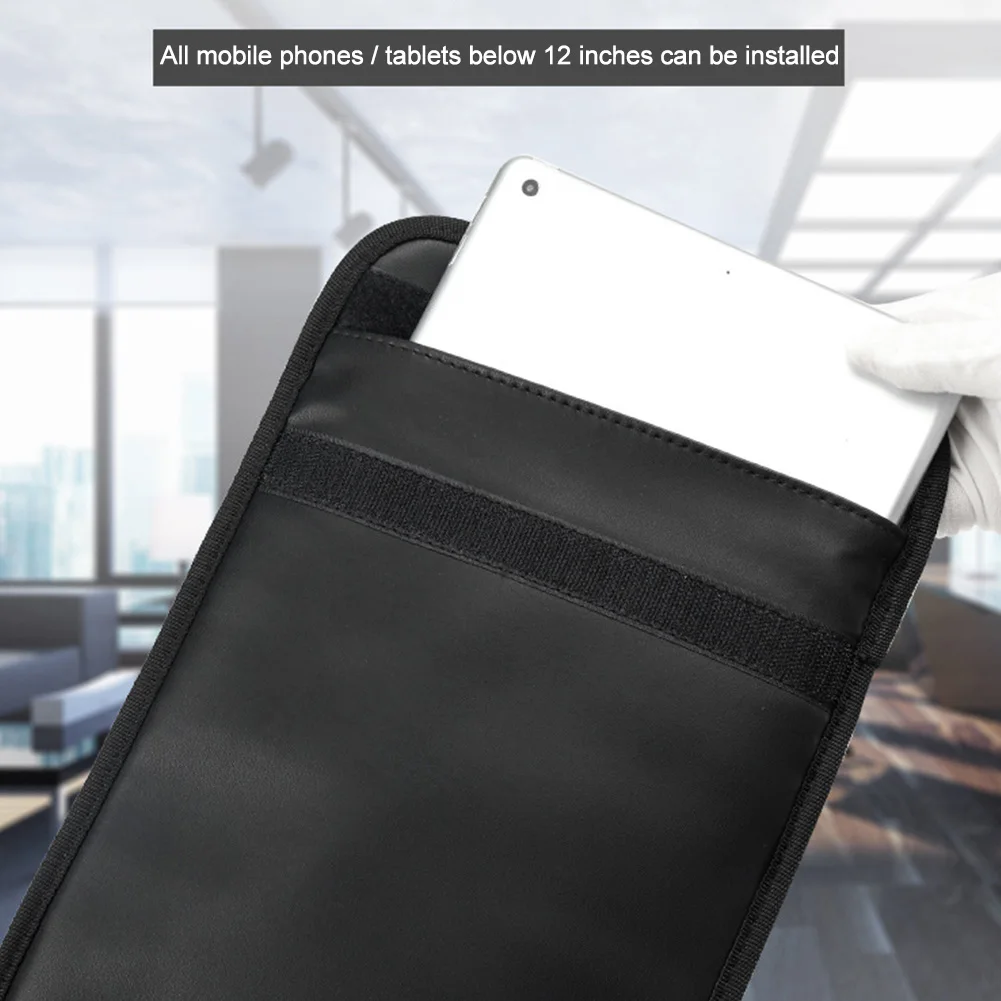 Privacy Protection Signal Blocking Bag Shielding Pouch, Credit Card RFID Mobile Phone Wallet Tablet Cover