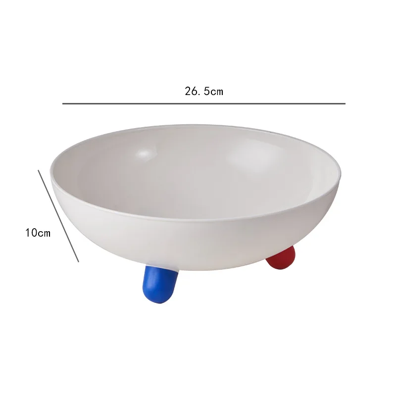 Handi Crafted Pure Iron Medium Size Kitchen Ware White Powder Coated Dry Fruit Server Bowl for Parties and Ramadan Gifts