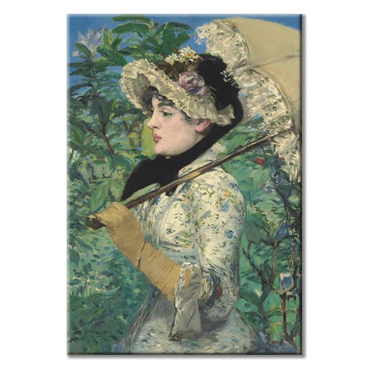 Famous Portrait Manet Masterpiece Canvas Decoration Chinese Oil Painting Reproductions