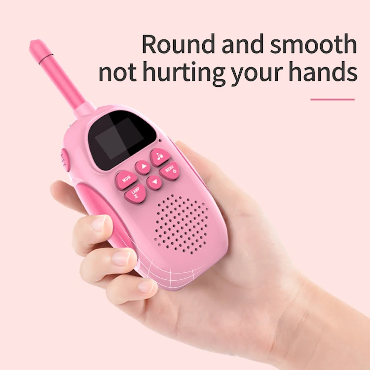 Handheld Mini Kids Transceiver Children 3km Range 2 Way Radio Lanyard Interphone Toy Talkie-walkie for Children