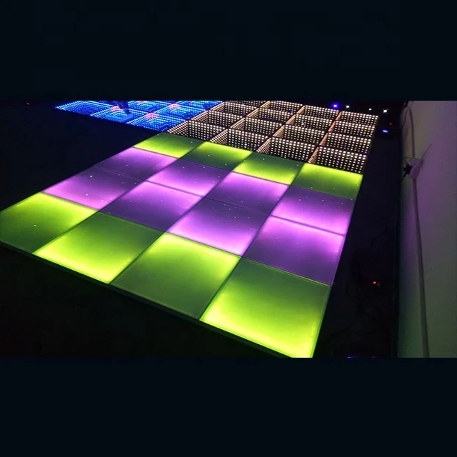 Waterproof interactive new 3d led dance panel floor