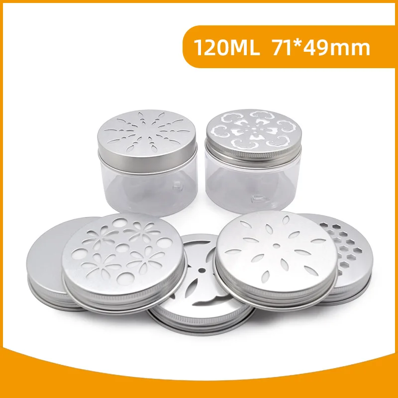 68mm Aluminum Cap PET Plastic Bottle Solid Aromatherapy Air Freshener Container Aluminum Deodorant Container
