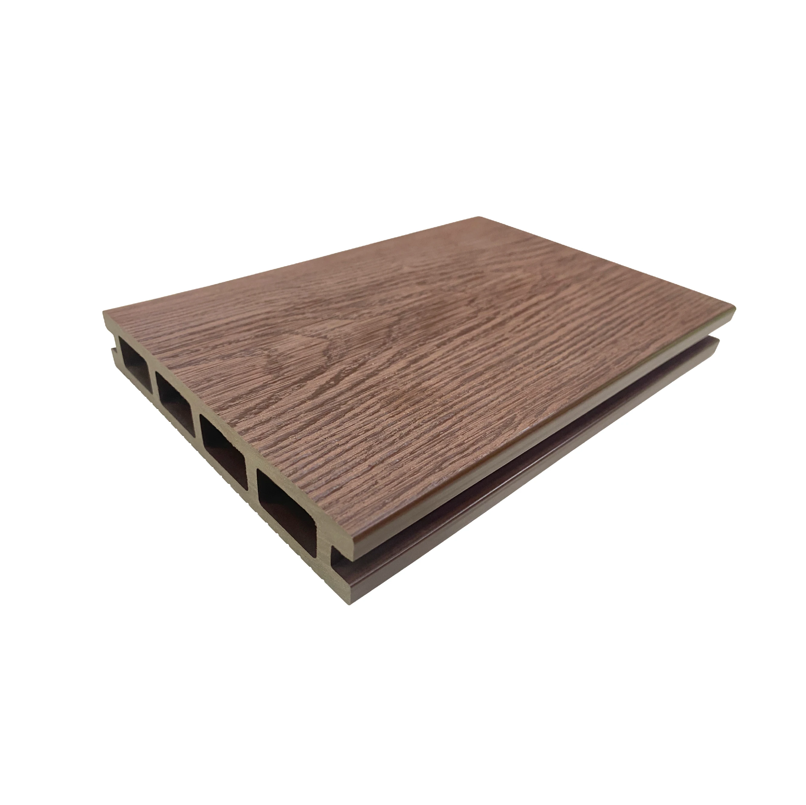 Wpc Flooring Hot Sale 145*25mm Wood Plank Tile Plastic Deck Outdoor Backyard/ Garden Decor/ Terrace