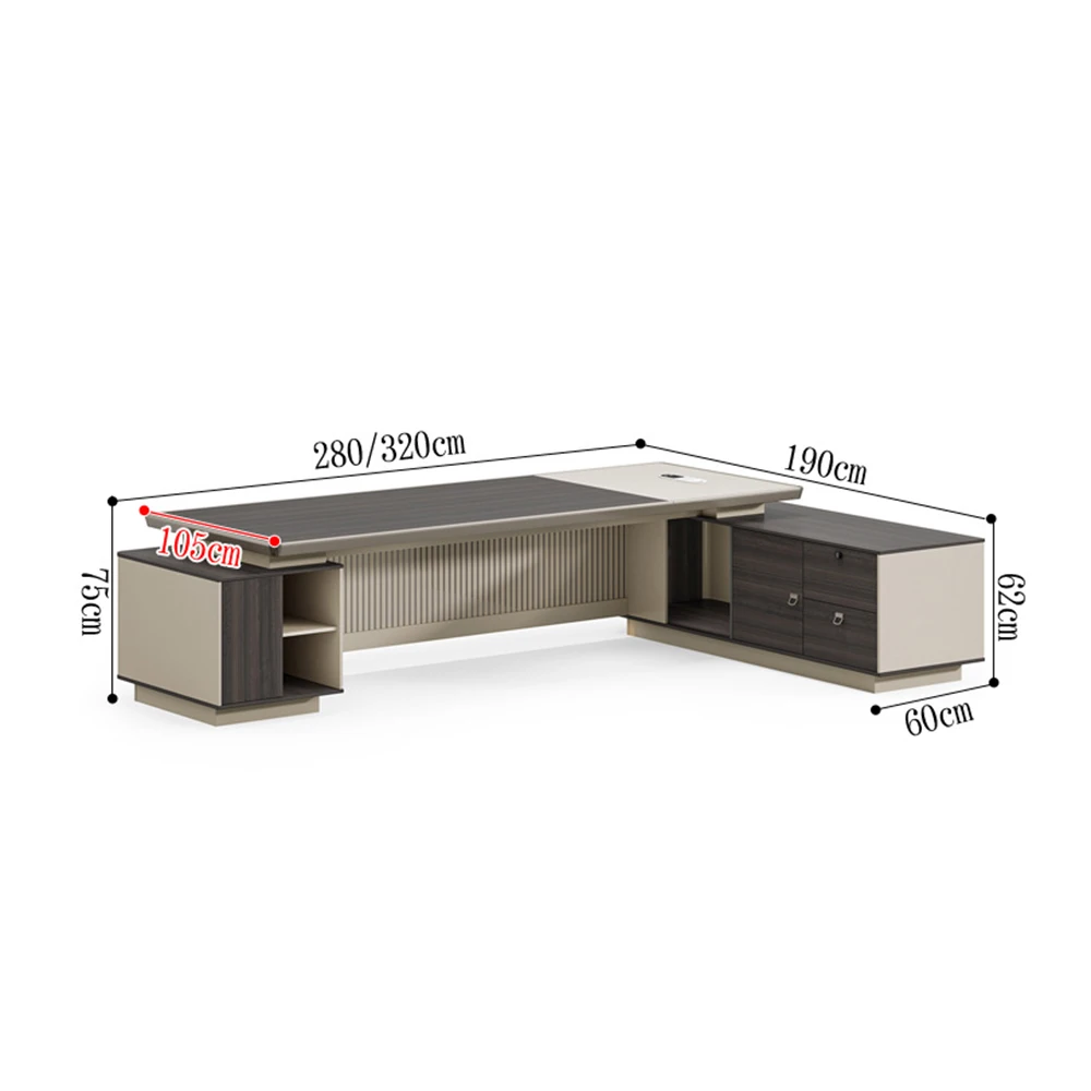 Современный MDF Boss генеральный менеджер офисная мебель стол исполнительный деревянный офисный для офисной мебели