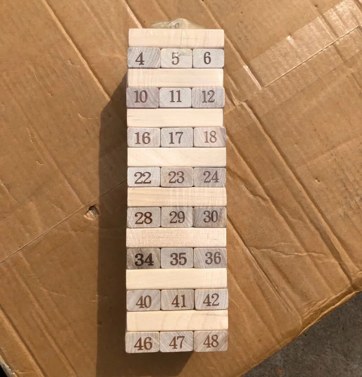 juguetes para los ninos  large stack high blocks  wooden block toys early education puzzle  activity educational toy