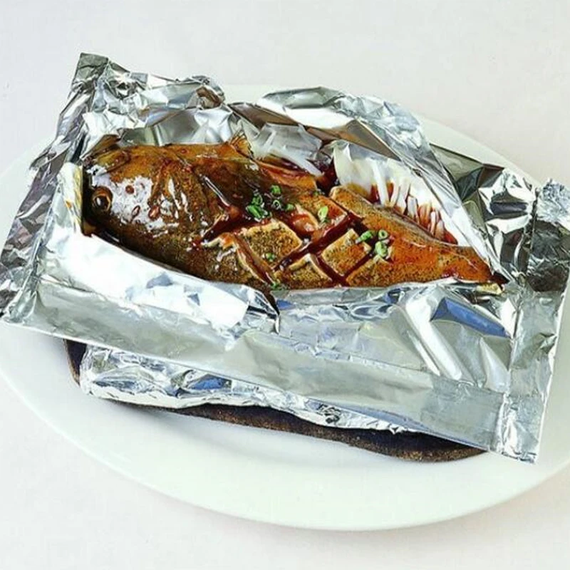 BGI China factory food grade soft temper aluminum foil wrapping paper 30 meters