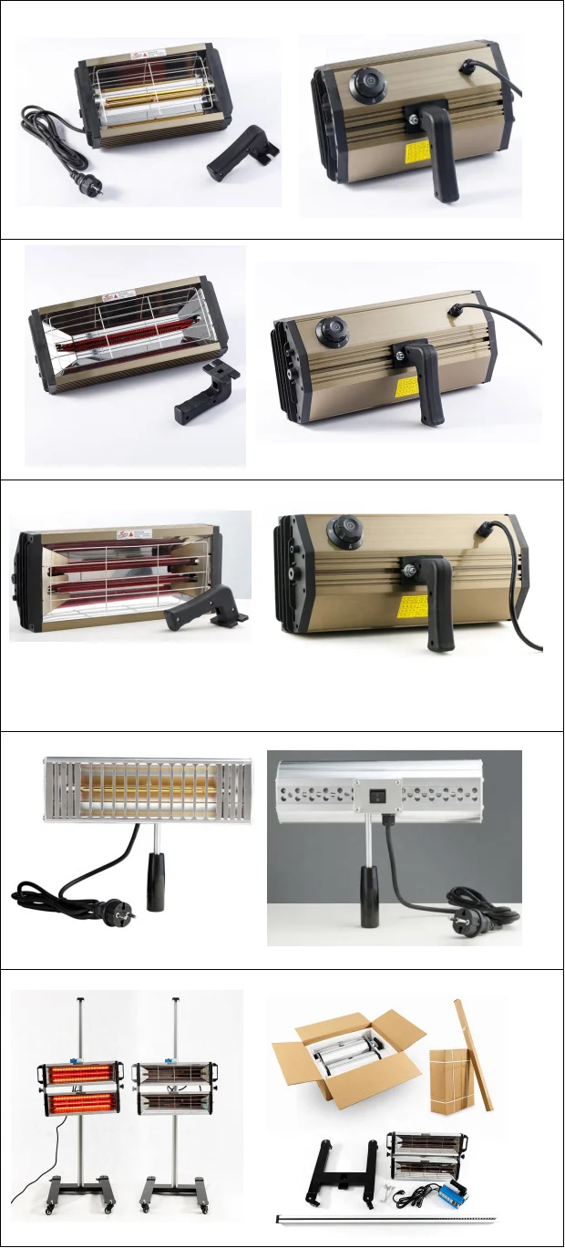 Car paint curing equipment heat lamp for 4s vehicle care and repairing work shop