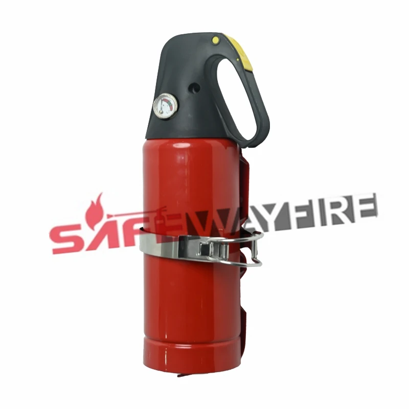 2.5LB 5LB 1KG 2KG Portable Red Metal Fire Extinguisher Bracket For Car