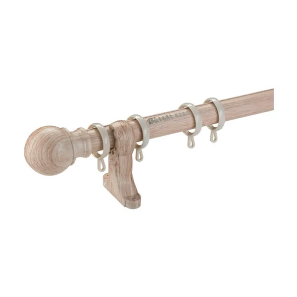 Home Decorative Cheap Curtain Rod Finials White Wooden Curtain Rods,cast Iron Curtain Rod