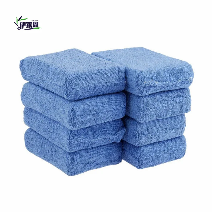 Auto Detailing Car Wash Sponge Microfiber Applicator Pad Sponge Applicator Polishing Pads