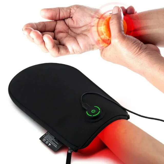Red Light Therapy Device for Hands Infrared-Light-Therapy-Gloves Finger Wrist Led Near Infrared Light Skin Care Carpal Tunnel