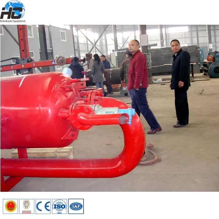 High pressure pilfield drilling mud cleaning system / free gas separator