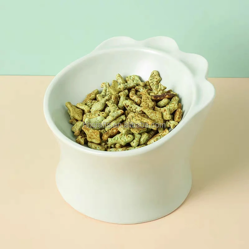 Custom Colorful   Ceramic Pet Dog Food Bowl For Dog Cat