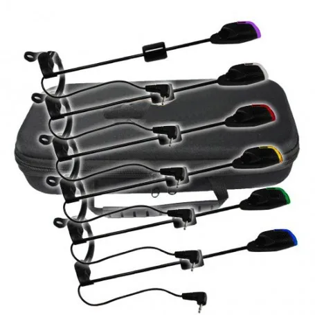 Carptour XS5 Set of 4 Illuminated Hangers with Multicolor Design Bite Indicator for Clothing & Accessories