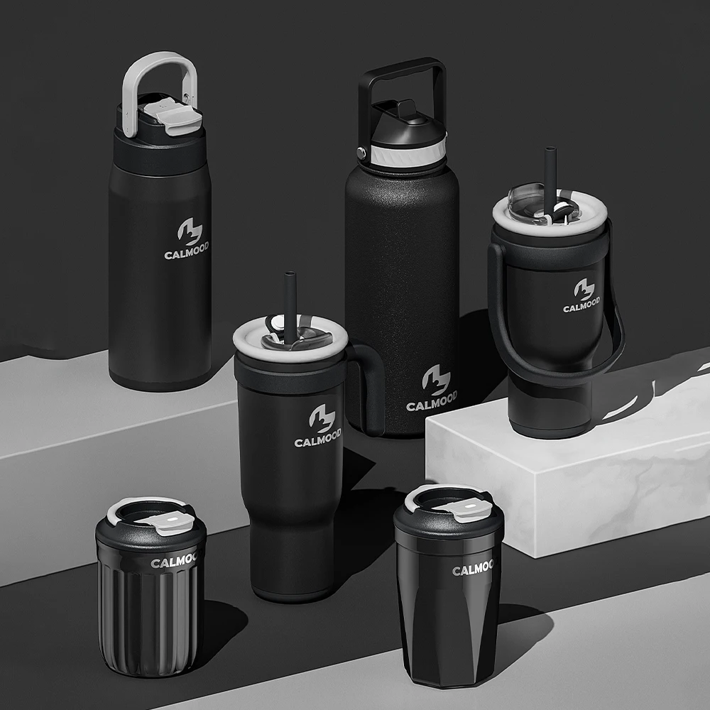 Second Generation 40oz DIY Travel Tumbler Rainbow Gold Plated Powder Coated Mixed White Black Laser Engraved Design