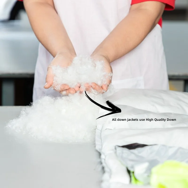 Stock fashion american clothes custom puffer jacket womens coats down jacket women