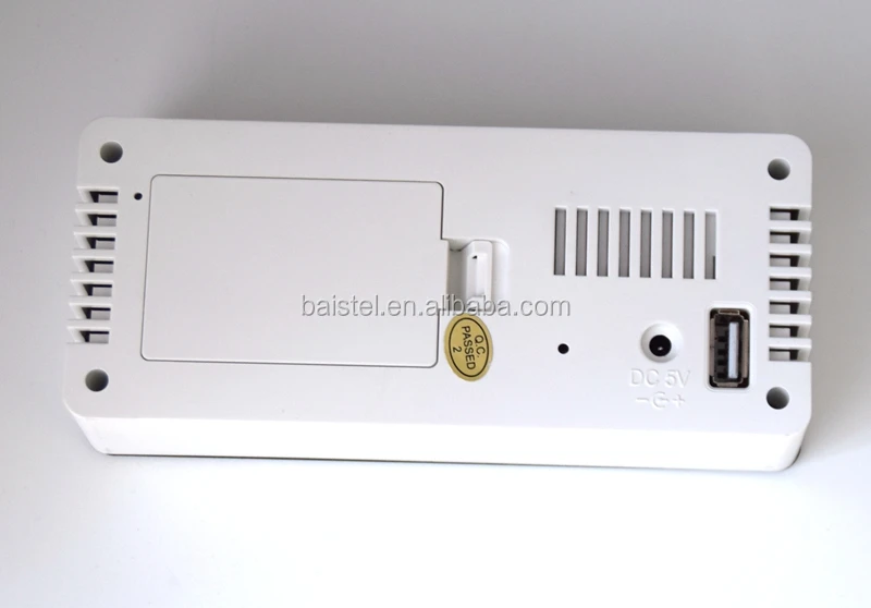 Digital Alarm clock with temperature Snooze Functions With USB LED mirror Clock