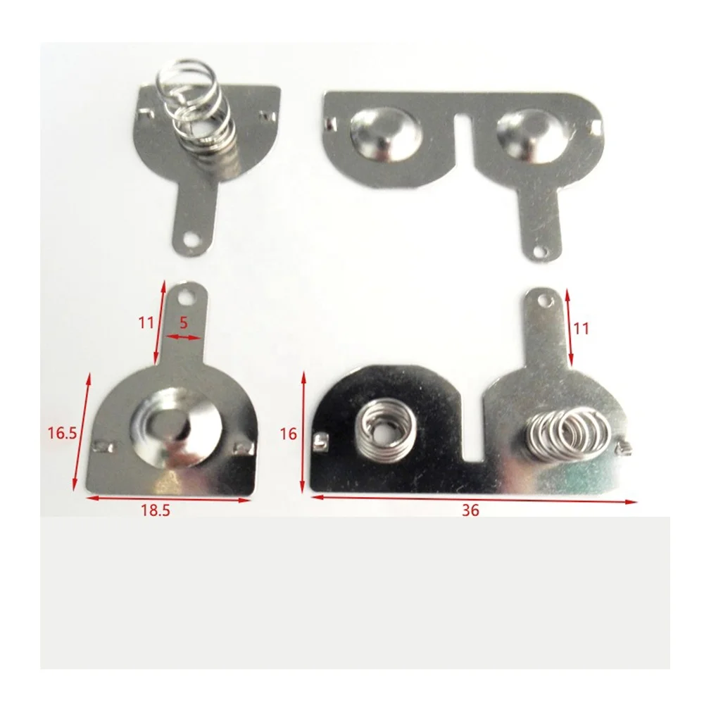Custom 18650 battery spring universal fan toy AA battery  contact spring