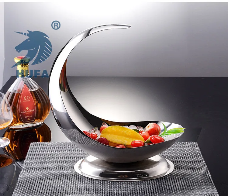Best Quality Dinner Bowl Set Mirror Bowl Luxury Fruit Tray Stainless Steel Polished German Silver Plate Dish