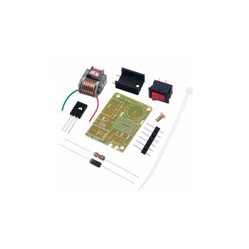 15KV High Frequency DC High Voltage Arc Ignition Generator Inverter Boost Step Up 18650 DIY Kit U Core Transformer Suite 3.7V