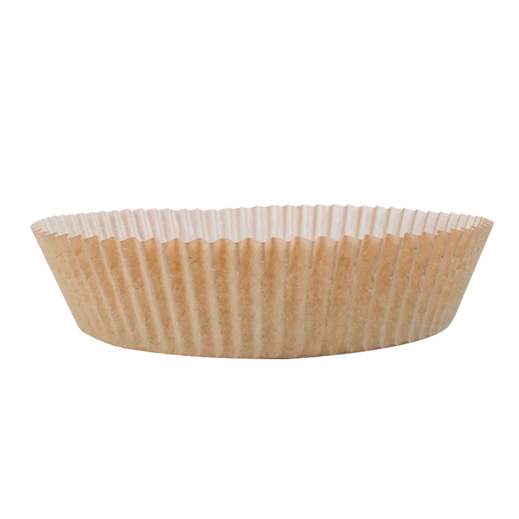 Brown or white silicone coated perforated resistant air fryer parchment oil proof pad tray cooking paper for food