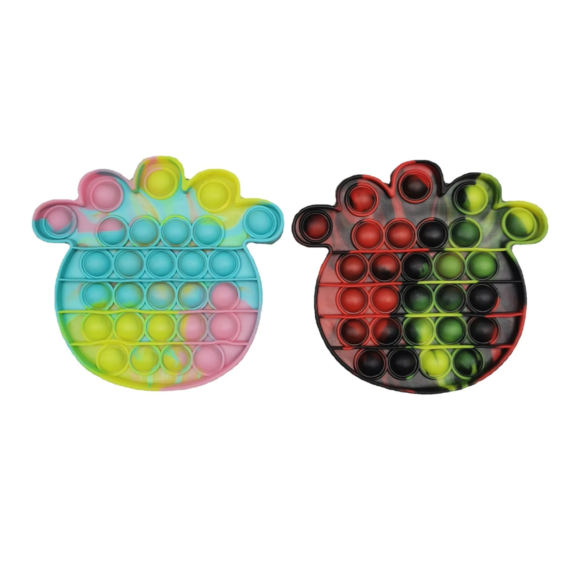 Wholesale relief anxiety stress fidget toy sensory fidget toy warm color changing silicone press toys