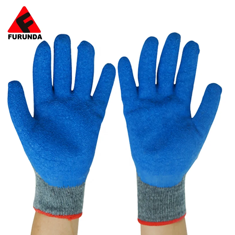 Industrial Construction Latex Coated Garden Safety Work Gloves Hand Glove