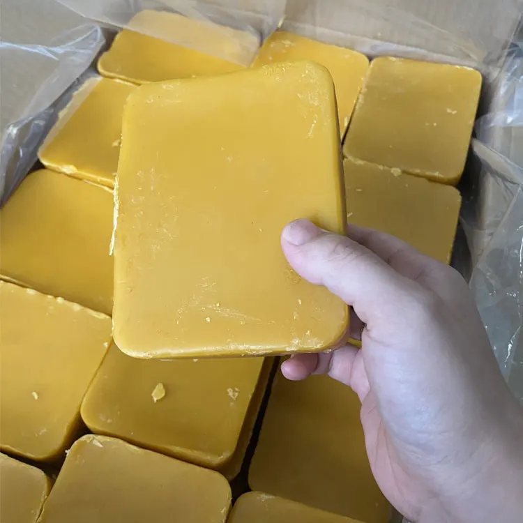 Factory Supply High Quality Pure Beeswax for Cosmetic Candle Yellow Natural Block Bee Wax