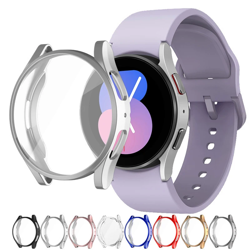Screen Protector Full Cover Plating TPU Shell Protective Case For Samsung Galaxy Watch5 Smartwatch