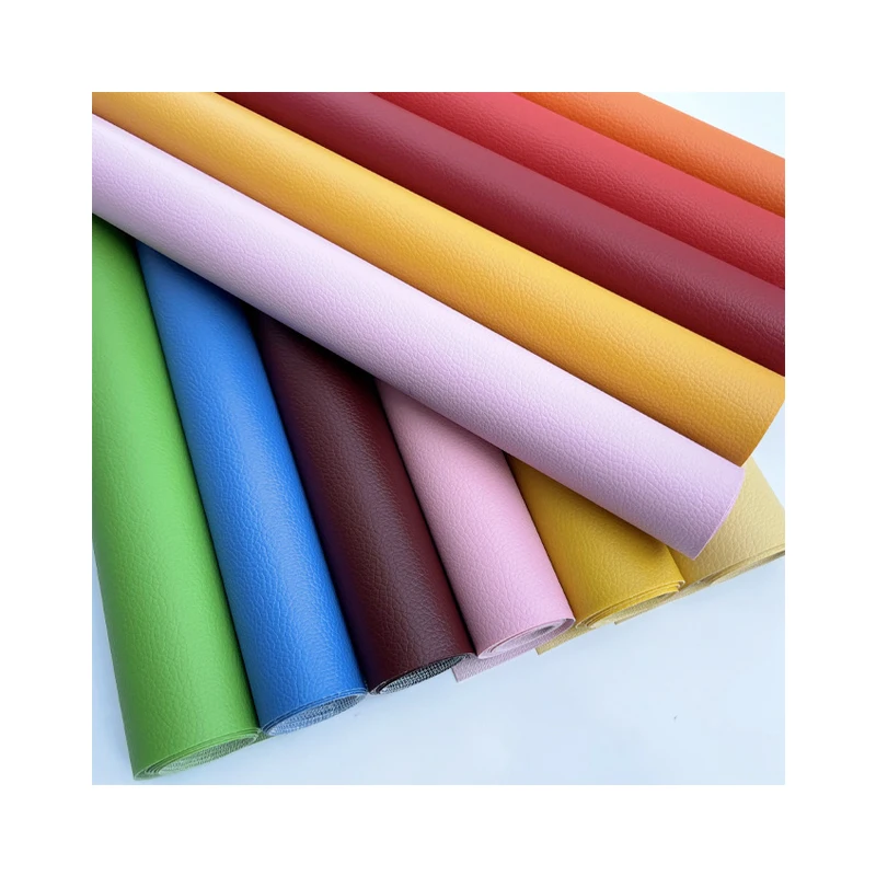For Car Seat Box Synthetic Leather PVC Litchi Texture Self-adhesive Leather Gift Packaging Leather Upholstery Fabric Knitted