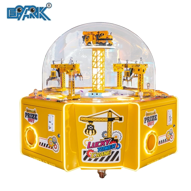 EPARK Arcade Coin Operated Kids 4 Players Gift Crane Games Machine Catch Gashapon Machine