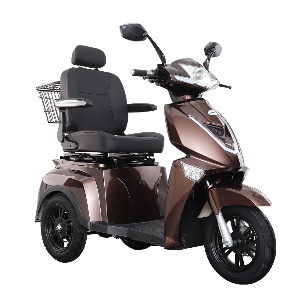 
T408-3 Chinese Motorcycle Electric Scooter with Three Wheel for Wholesale 